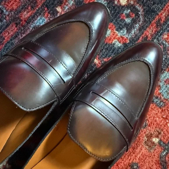 Everlane women’s leather Modern Penny Loafer Mule size 9.5 runs small - Picture 3 of 8